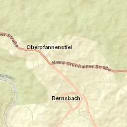Bernsbach Street Map