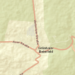 Grünhain Street Map
