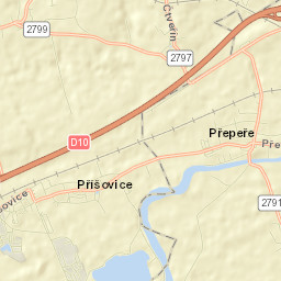 Příšovice Street Map
