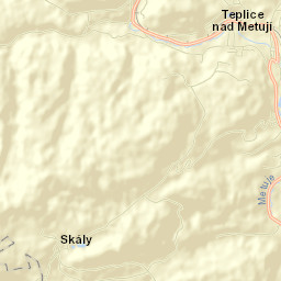 Teplice nad Metují Street Map