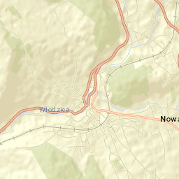 Nowa Ruda Street Map