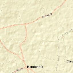 Kamiennik Street Map