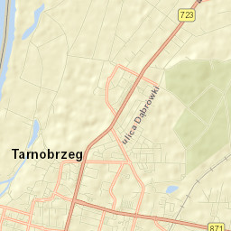 Tarnobrzeg Street Map