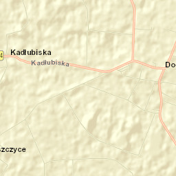 Dołhobyczów Street Map