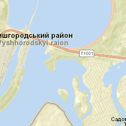 Vyshgorodskiy Rayon Street Map