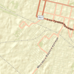 Pryluky Street Map