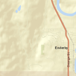 Enderby Street Map