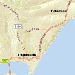Teignmouth Street Map