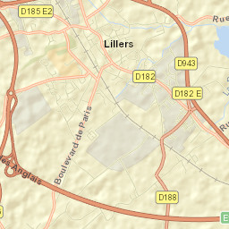 Lillers Street Map