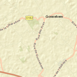 Gonnehem Street Map
