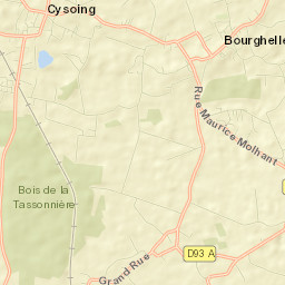 Bourghelles Street Map