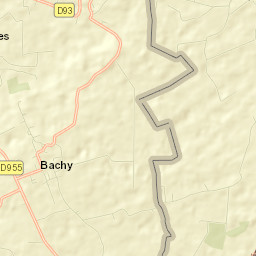 Bachy Street Map