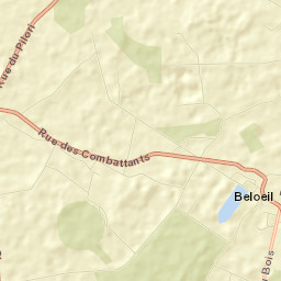 Beloeil Street Map