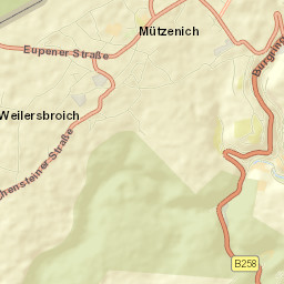 Monschau Street Map