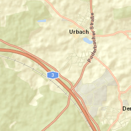 Urbach-Überdorf Street Map