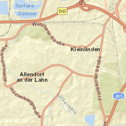 Allendorf an der Lahn Street Map