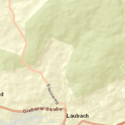 Laubach Street Map
