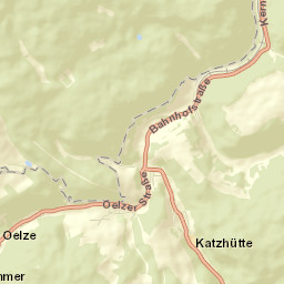 Katzhütte Street Map