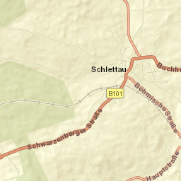 Schlettau Street Map