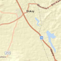 Doksy Street Map