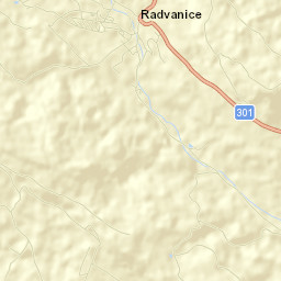 Radvanice Street Map