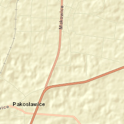 Pakosławice Street Map