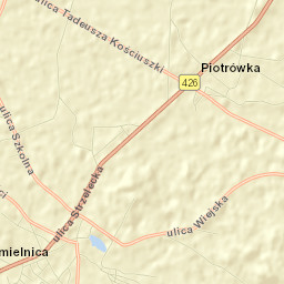 Jemielnica Street Map