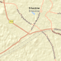 Staszów Street Map