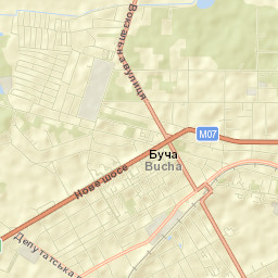 Bucha Street Map