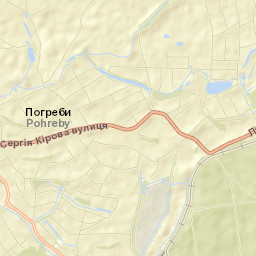 Pohreby Street Map