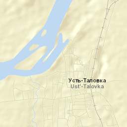 Ūst’-Talovka Street Map