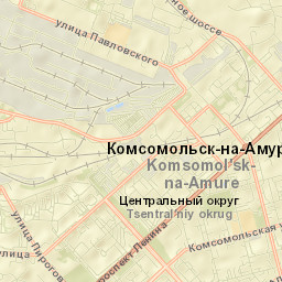 Komsomolsk-on-Amur Street Map