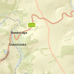 Gunnislake Street Map