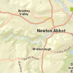 Newton Abbot Street Map