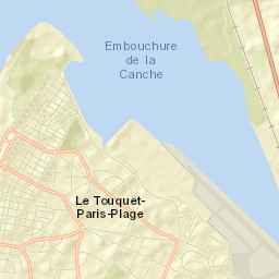 Le Touquet-Paris-Plage Street Map