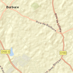 Burbure Street Map