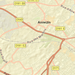 Vendin-lès-Béthune Street Map