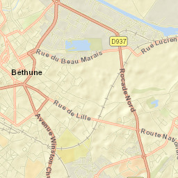 Béthune Street Map