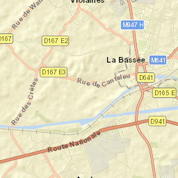 La Bassée Street Map