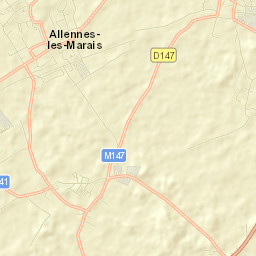 Allennes-les-Marais Street Map