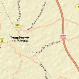 Templeuve-en-Pévèle Street Map