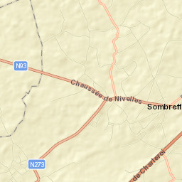 Sombreffe Street Map