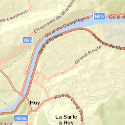 Huy Street Map