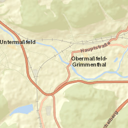 Obermaßfeld-Grimmenthal Street Map