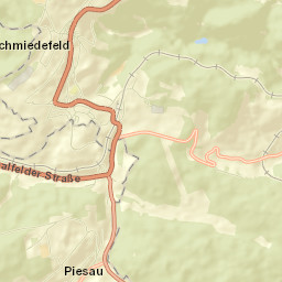 Schmiedefeld Street Map