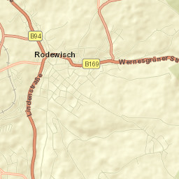 Rodewisch Street Map