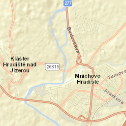 Mnichovo Hradiště Street Map