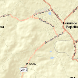 Lomnice nad Popelkou Street Map