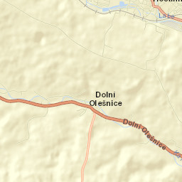 Hostinné Street Map