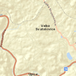 Velké Svatoňovice Street Map